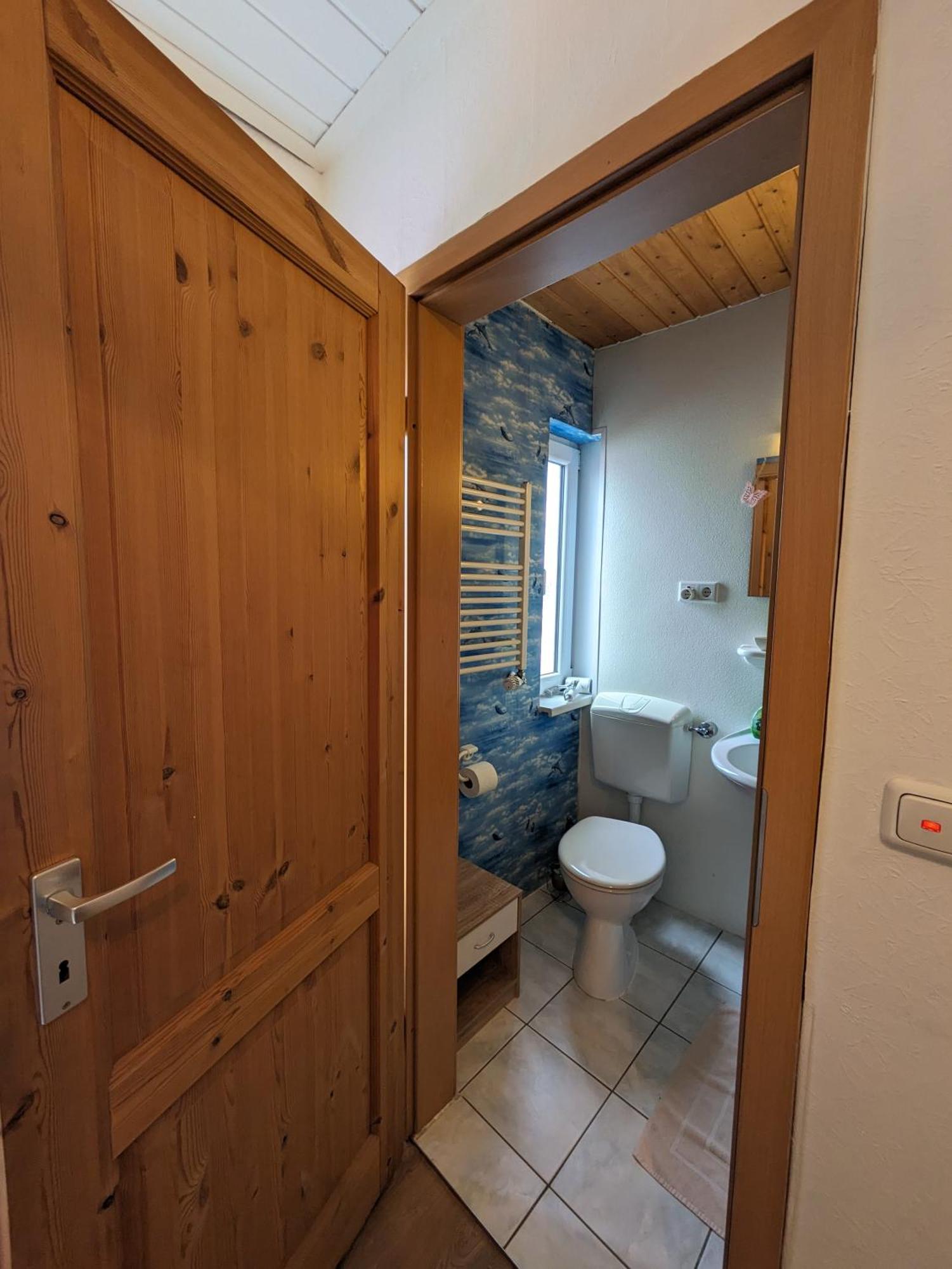 Vintage-Zimmer Burgblick Felsberg Eksteriør billede