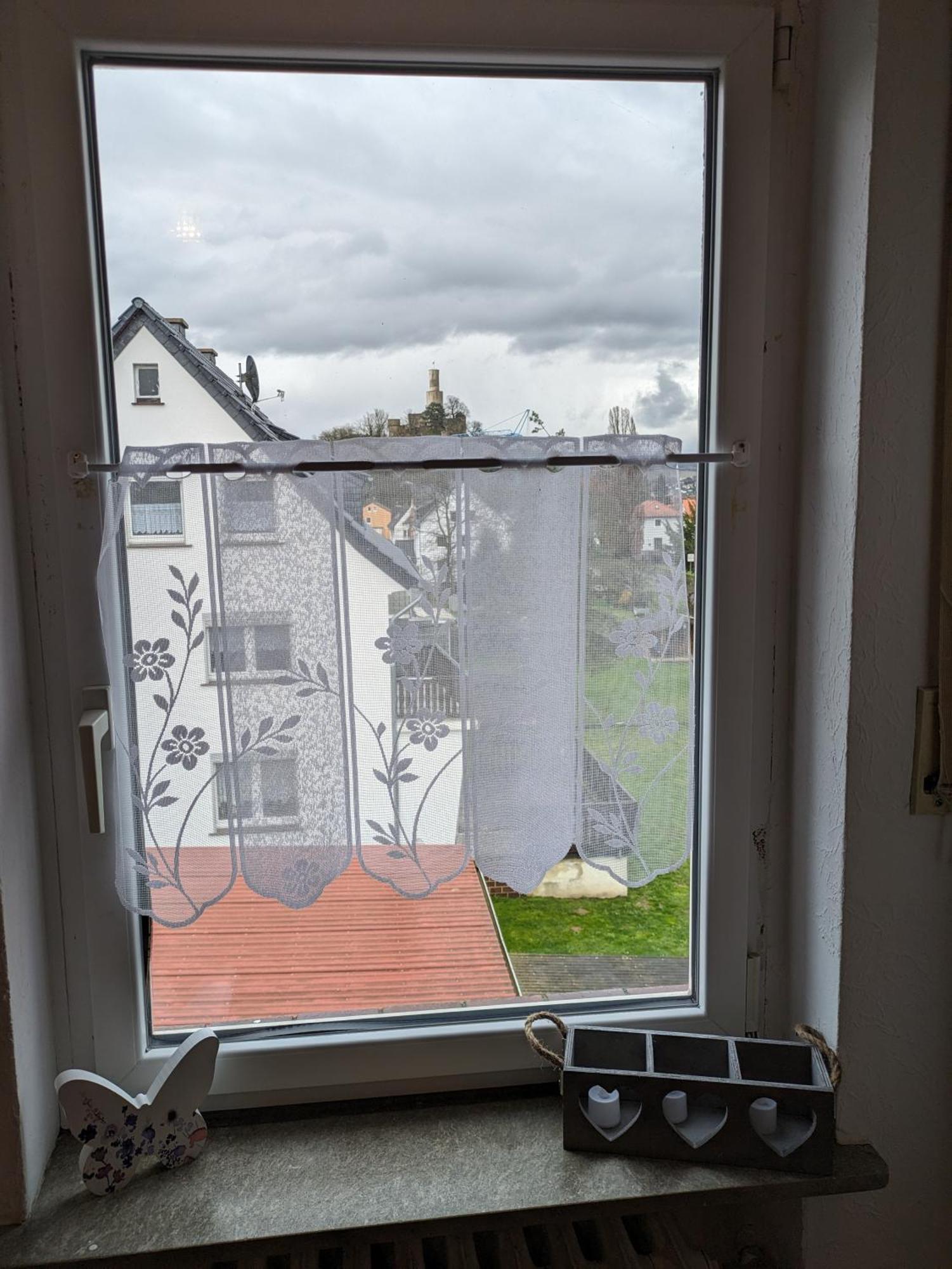 Vintage-Zimmer Burgblick Felsberg Eksteriør billede
